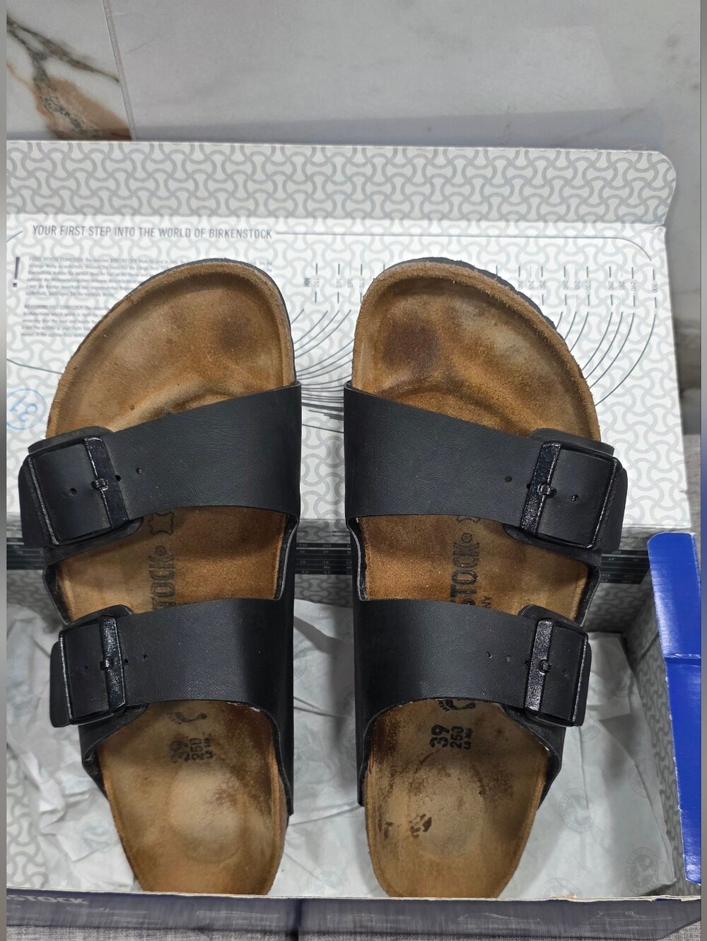Birkenstock Narrow Fit Black Double Buckle Sandal (Women’s 39)